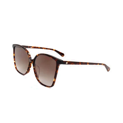 Kate Spade New York Women's Brigitte/F/S Cat Eye Sunglasses, Havana, 58mm, 16mm