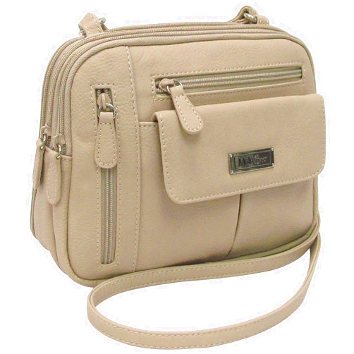 MultiSac Zippy Triple Compartment Crossbody Bag