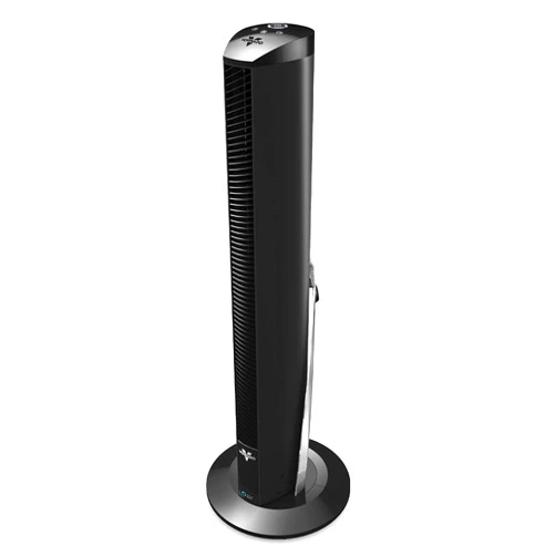 Vornado OSCR37 AE Oscillating Tower Fan and Air Circulator, Works with Alexa, Whole Room, Black, A Certified for Humans Device