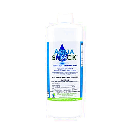 AQUA SHOCK H2O Fresh Water Tank SANITIZER/Disinfectant