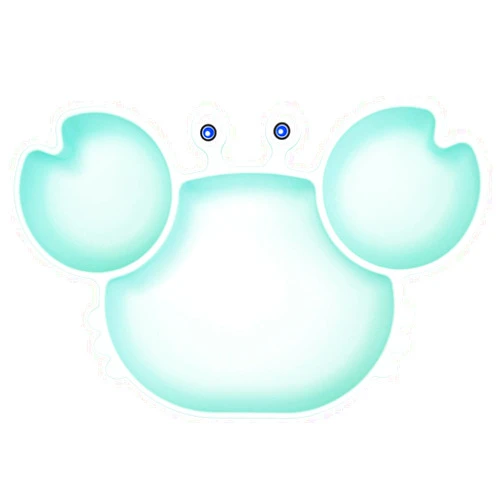 Linowos Silicone Suction Plate for Toddlers - Self Feeding Training Divided Plate Dish and Bowl for Baby and Toddler, Fits for Most Highchairs Trays, BPA Free Microwave Dishwasher Safe