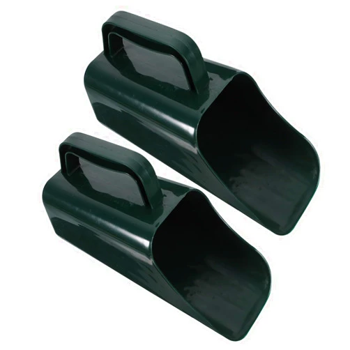 balacoo Handheld Garden Scoop for Soil Fish Tank Spade 2pcs Reusable Aquarium Shovel Multifunctional Bucket Tool Fine Craftsmanship Sturdy