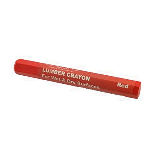Dixon Ticonderoga Crayon Lumber Extruded RED 52000