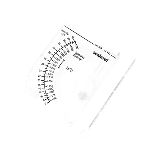 QIANJINL Salinity Meter Aquarium Hydrometers Salinity Tester Hydrometer Saltwater Aquarium Pool Fish Tank Water Tester Sea Water Salinity Specific Gravity Test(Square)
