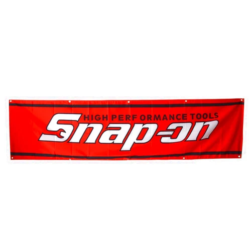 MDesign Daoops Snap On Flag Tools 2X8FT Red Banner