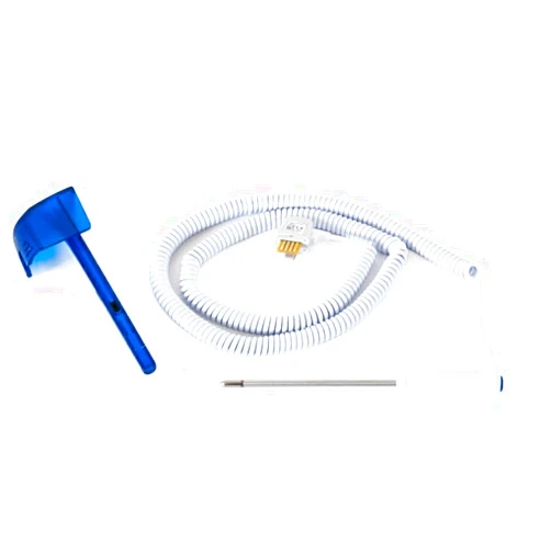 Welch Allyn 02893-000 Oral Temperature Probe and Well Assembly for SureTemp Plus 690/692 Electronic Thermometers, Blue, 4' Cord