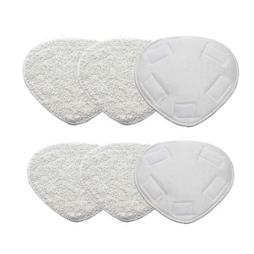 Surrgound Microfiber Steam Mop Pads Fit for Sienna Vibe, Vortex, Sienna Aqua Series, Sienna Flex Steam Mop Replacement Part# SSM-3003, 6pcs