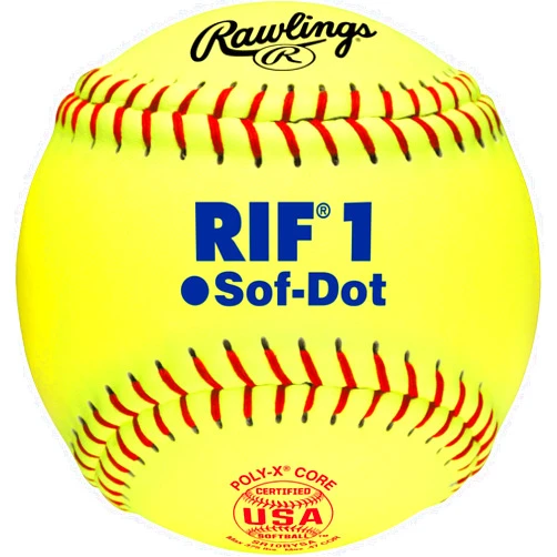 Rawlings | RIF Soft-Dot ASA Fastpitch Softball | SR10RYSA | 10