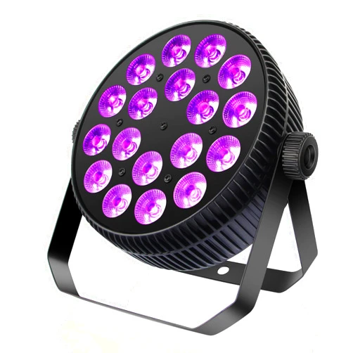 OPPSK Par Light for Stage Lighting - OPPSK 180W 18LED 6IN1 RGBWAUV HEX LED Par Light DMX Control Sound Activated Uplights for Events Concert Birthday Wedding Party Music Live Show Church DJ Stage Lighting