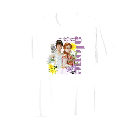 Bridgerton Penelope And Eloise Floral Quote Poster T-Shirt