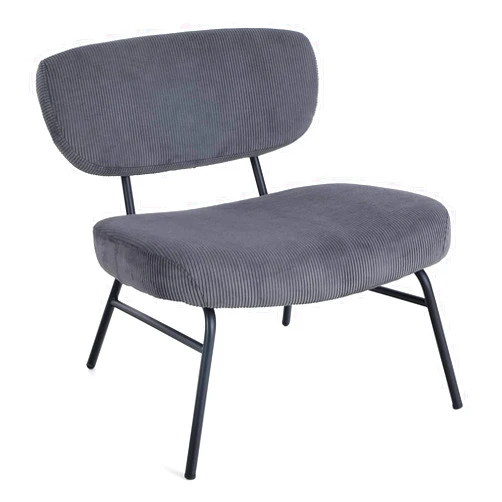 ALPHA HOME Side Chair Living Room Chairs Velvet Dining Chairs Armless Chair Light Luxury Accent Chair with Upholstered Leisure Lounge Chair Modern Industrial Minimalist Single，Grey.