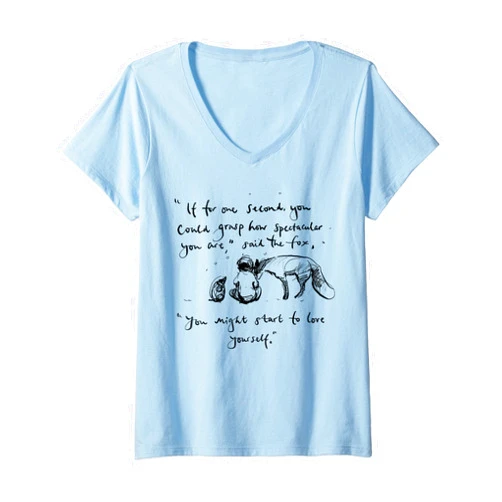 Boy, Mole, Fox, Horse Official It for second Quote Womens Boy, Mole, Fox, Horse Official V-Neck T-Shirt