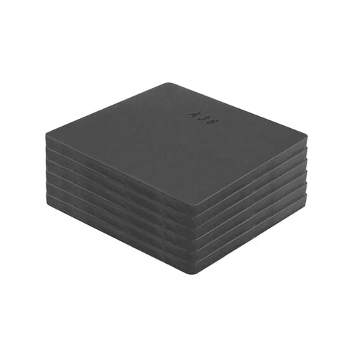 SALUINOKI 6Pack 1/8 Hot Rolled Steel Plate A36 Steel Sheet 4 in x 4 in A36 Square Steel