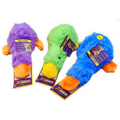 Multipet Duckworth Mini Plush Dog Toy, Assorted Colors, for small breeds