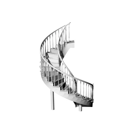 MRY-SFW LYT48231 1/48 O Scale Miniature Factory Building Military Vehicle Railway Track Accessories Props Diorama Landscape Spiral Stairs