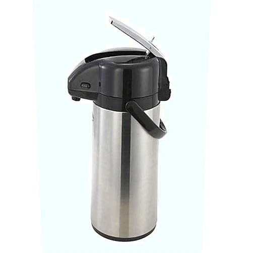 Winco Glass Lined Airpot, 2.2-Liter, Lever Top