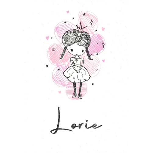 Kate RF Elizabeth Publishing Lorie: Carnet de notes A5 | Prénom personnalisé Lorie | Cadeau d'anniversaire pour fille, femme, maman, copine, sœur ... | Petite princesse | 120 ... Format A5 (14.8 x 21 cm) (French Edition)