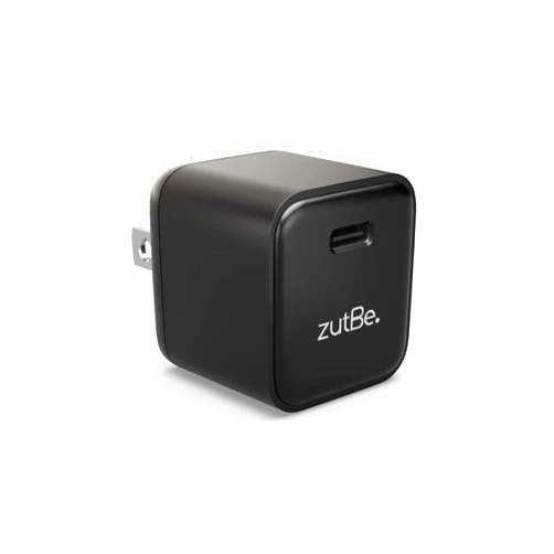 ZutBe 30W Mini Wall Charger with Fixed Prongs Compact Durable USB-C Power Delivery PD and PPS to Fast Charge iPhone 16 15 14 13 Pro/Pro Max Galaxy Pixel iPad/iPad Mini and More (Cable Not Included)