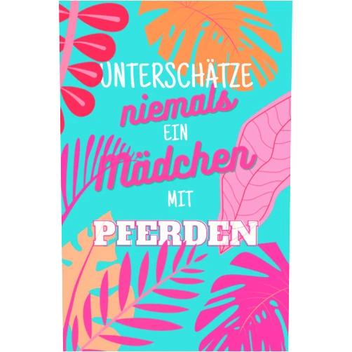 German Edition by Pferd Publishing (Author) Unterschätze niemals ein Mädchen mit Pferden: Notizbuch inkl. To Do Listen | Das perfekte Geschenk für Mädchen, die Pferde lieben | Geschenkidee | Geschenke (German Edition)