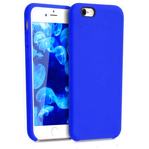 kwmobile Case Compatible with Apple iPhone 6 / 6S Case - TPU Silicone Phone Cover with Soft Finish - Baltic Blue