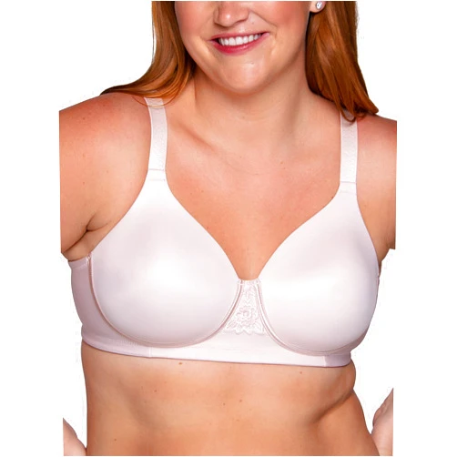 Vanity Fair Women's Full Figure Beauty Back Smoothing Bra, 4 Way Stretch Fabric, Lightly Lined Cups Up to H