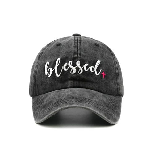 Waldeal Women's Embroidered Dad Hat, Adjustable Vintage Washed Cotton Baseball Cap for Men