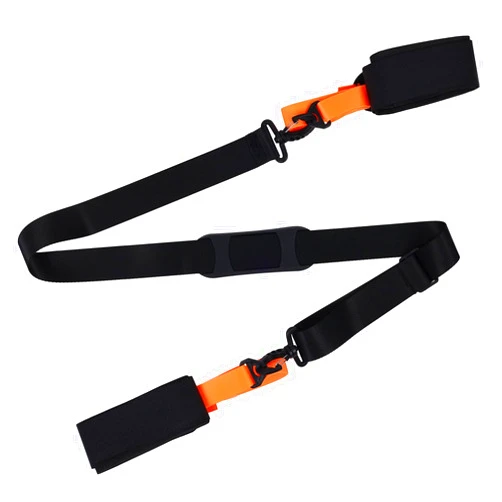 BOXOB Ski Strap and Pole Carrier, Adjustable Ski Carrying Shoulder Fastener Straps Cushioned Ski Holder Lash Sling for Skiing Accessories Adults Skiing and Snowboarding Boot Winter Outdoor Activities