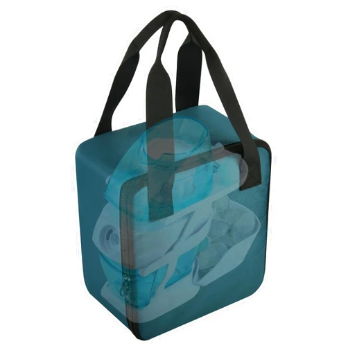 Beautyflier Travel Carrying Bag for Navage Nasal Irrigation System, Countertop Caddy Neti Pot Storage Bag, Portable Nose Cleaner Bag for Sinus Organizer with Hanging Strap (Bag Only, Dark Green)