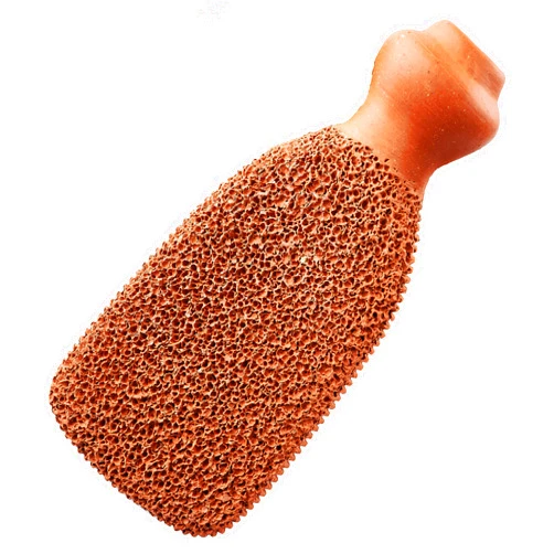 GILDEN TREE Pumice Stone for Feet Lasts 5+ Years Foot Exfoliator Scrubber Callus Remover Made of Natural Terra-Cotta