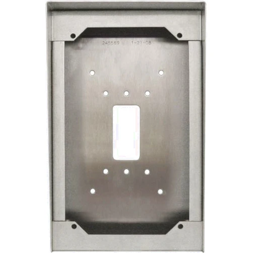 Aiphone Corporation SBX-AXDVF Surface Mount Box for AX-DVF, 18 AWG Stainless Steel
