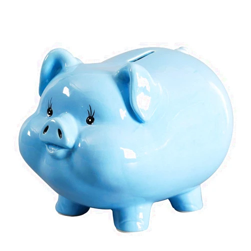 PIG WORLD Ceramics Piggy Bank for Kids,Girls Piggy Bank for Adults,Piggy Bank for Boys,Alcancias De Dinero para Adultos Niños,Money Box for Cash Gift,Tip Jar,Coin Bank,Real Money Safe for Cash Saving…