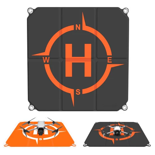 STARTRC PHOTO Drone Landing Pad Foldable (2x3 Fast-Fold),(22in/55cm) Double-Sided Waterproof Helipad for DJI Flip/Mini 4 Pro/AIR 3S/Neo/Mini 4k/Mini 3/Mini 2 se/Avata 2/Mavic Drone Accessories