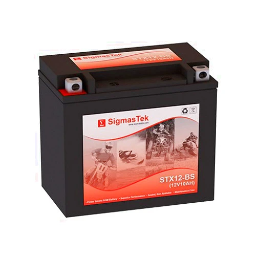 SigmasTek Yuasa YTX12-BS Motorcycle Battery (Replacement)