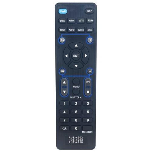 PERFASCIN Replacement Remote RUE-4202 RUE-4203 RUE-4350 Fit for Alpine CD USB Car Receiver CDE-175BT CDE-172BT CDE-170 UTE-73BT CDE-192R CDE-190R UTE-93DAB CDA-117E CDE-152 CDE-151 CDE-150 CDA-9887