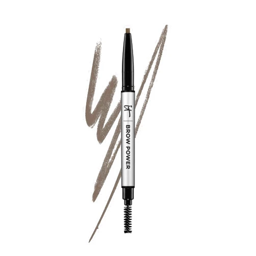 IT Cosmetics Brow Power Eyebrow Pencil - Universal Shades - Long-Lasting, Budge-Proof Formula - With Biotin - Natural-Looking Brows - Built-in Spoolie Brush