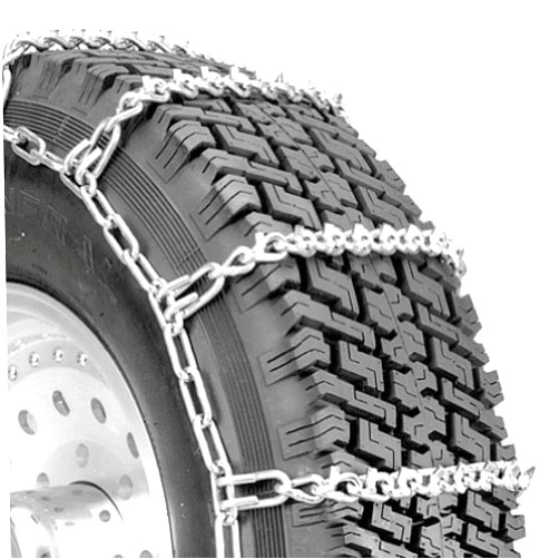 SCC Security Chain Company QG2816 Quik Grip V-Bar Light Truck LRS Tire Traction Chain - Set of 2