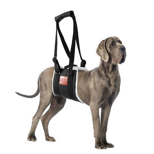 S-ETOVUS Dog Sling for Back Legs, Dog Lift Harness, Magic Tape Dog Sling for Large Dogs Hind Leg Support, Elderly Dog Lifter, Help Canie Hip Arthritis K9 Cruciate Ligament Rehabilitation (Medium)