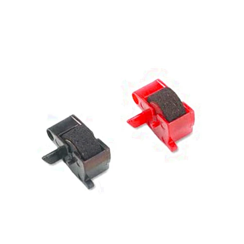 Nu-Kote NR78BR Calculator Ink Rollers, 1 Black & 1 Red per package