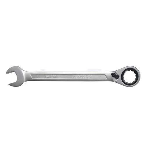 SW-Stahl 2019 03520L-27 Combination Ratchet Spanner 27 mm Reversible