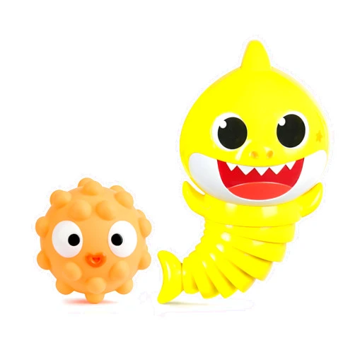 Baby Shark Sensory Fun Friends, 2 Pack, Fidget Toys, Develop Sensory Skills (4+ Months)
