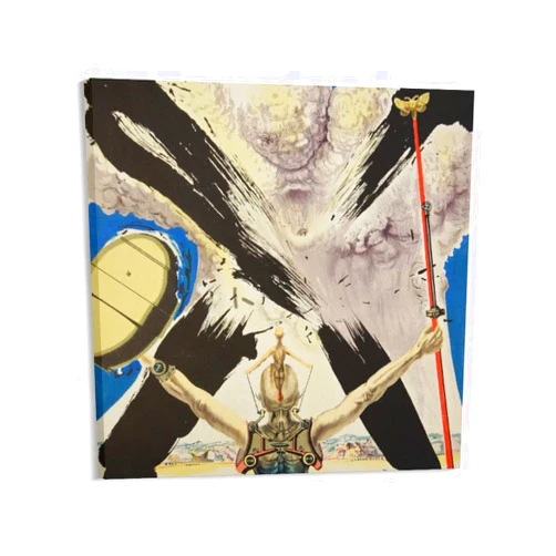 KENOU Salvador Dali Poster The Atomic Era Decorative Painting Wall Art Poster Living Room Picture Poster Decorative Painting Canvas Wall Art Living Room Posters Bedroom Painting 12x12inch(30x30cm)