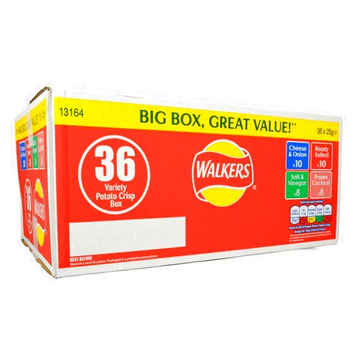 Walkers Variety Bumper Box 36 x 25g