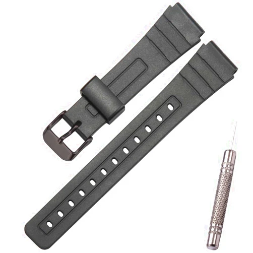 XBDSW Replacement Strap Compatible with Casio F-91W F-94 F-105 F-106W PU watch band