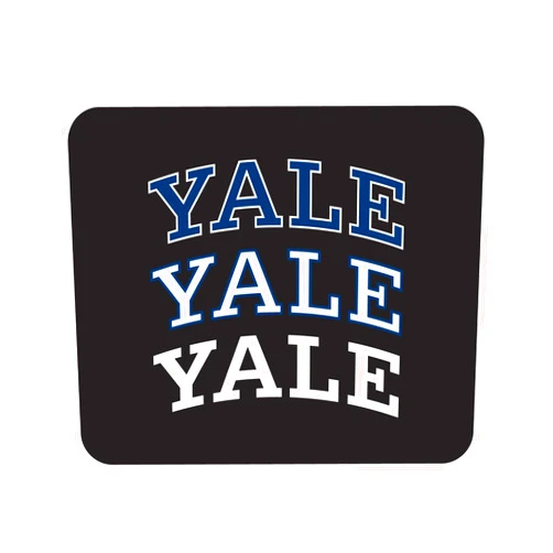 Centon OTM Essentials Yale University Standard Fabric Mouse Pad, Desk Accessories, Standard Fabric Gaming Mouse Pad, Triple Wordmark V1