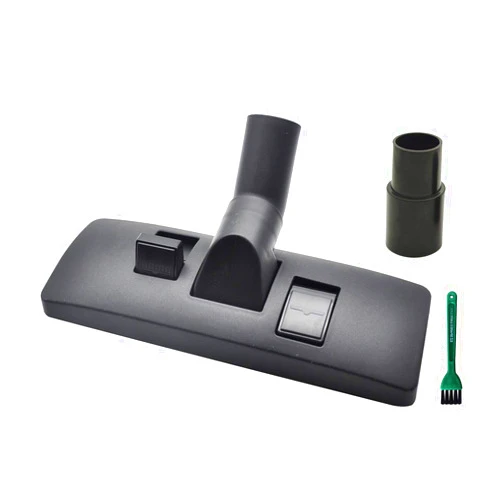 EZ SPARES 1 1/4 inch 32mm Universal Vacuum Cleaner Euro Floor Brush Head Brush Attachment for Floor and Carpet Combo Tool (Black)