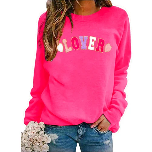 MOUSYA Valentine's Day Sweatshirts Women Loved John 3 :16 Shirt Love Heart Graphic Top Christian Valentine Long Sleeve Tops