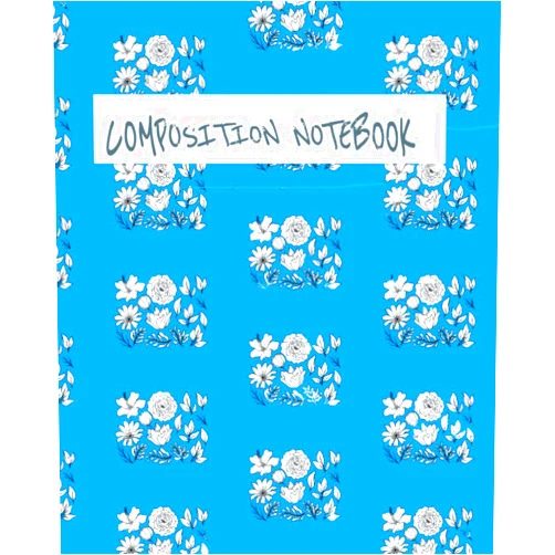 ERMA D CLEM FLOWERS COMPOSITION NOTEBOOK:College Ruled Composition Notebook: \