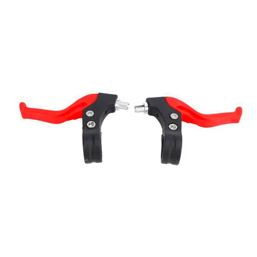 JTLB Universal Kids Cycling Brake Lever, 1 Pair Children's Brake Handle Replacement, Left and Right Nylon Bike Brake Handle (Red)