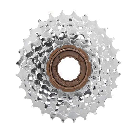 Qinlorgo Bicycle Rear Free Wheel, Mountain Bicycle Flywheel, Metal Bike Components & Parts 1 Pcs Road Bike Freewheel For Mountain