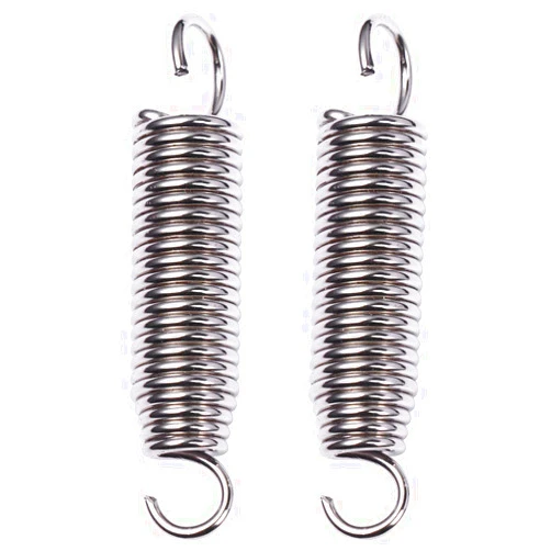 Milisten Drum Foot Pedal Springs, Stainless Steel Pedal Spring Assembly 2/ Pack, (Silver)